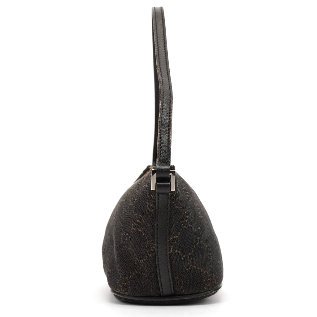 07198 Brown GG Boat Pochette