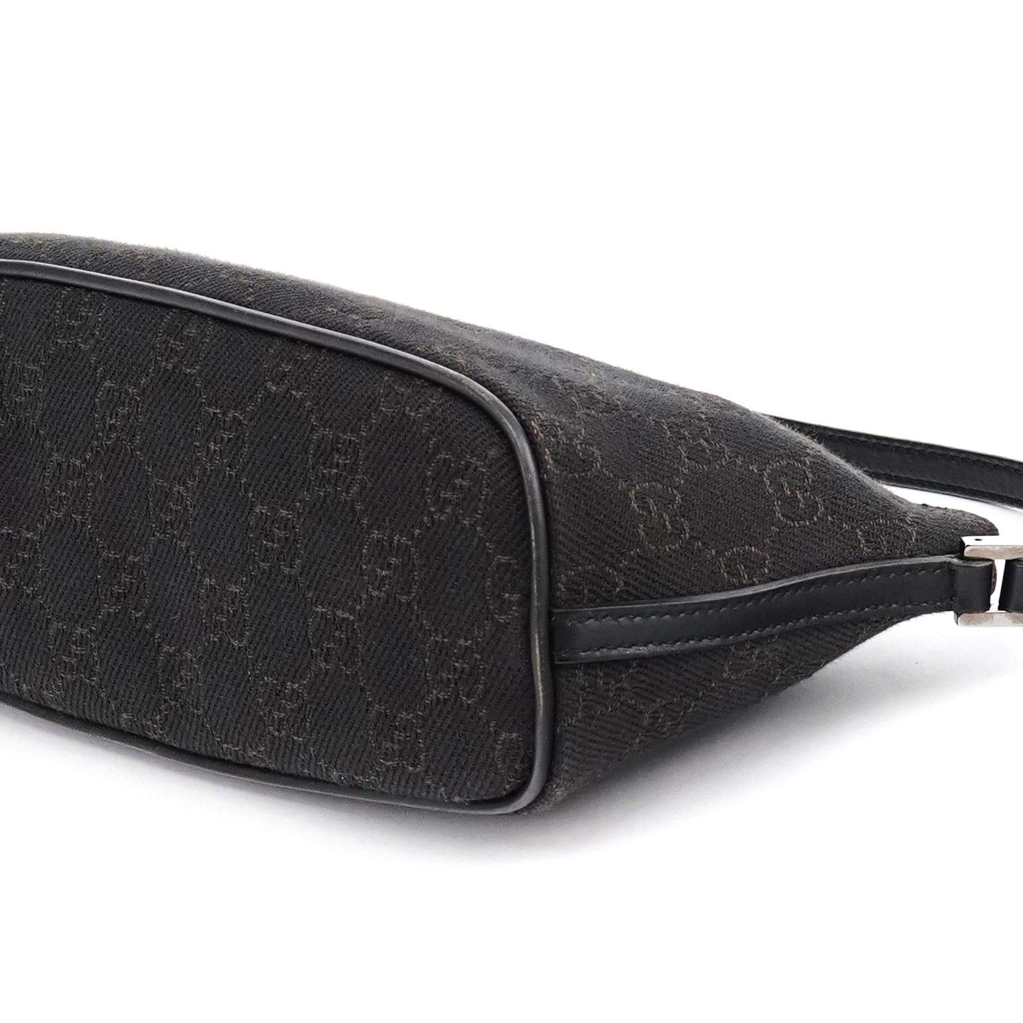 07198 Brown GG Boat Pochette