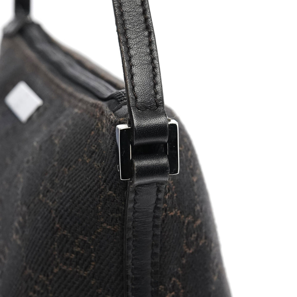07198 Brown GG Boat Pochette