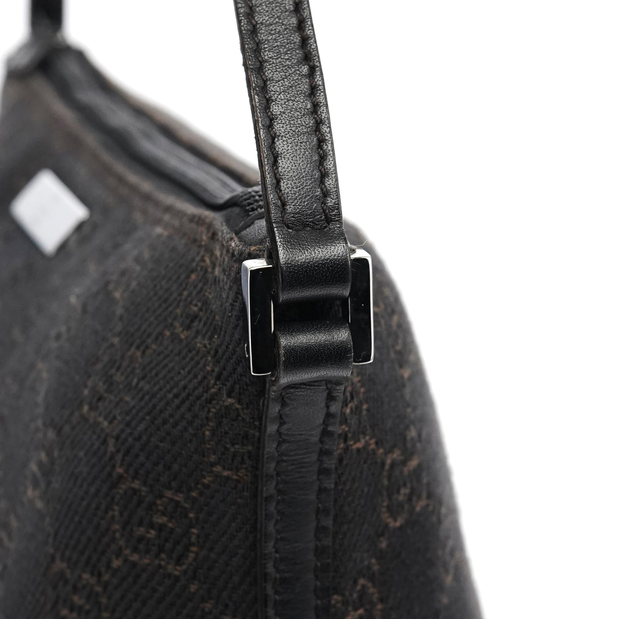 07198 Brown GG Boat Pochette