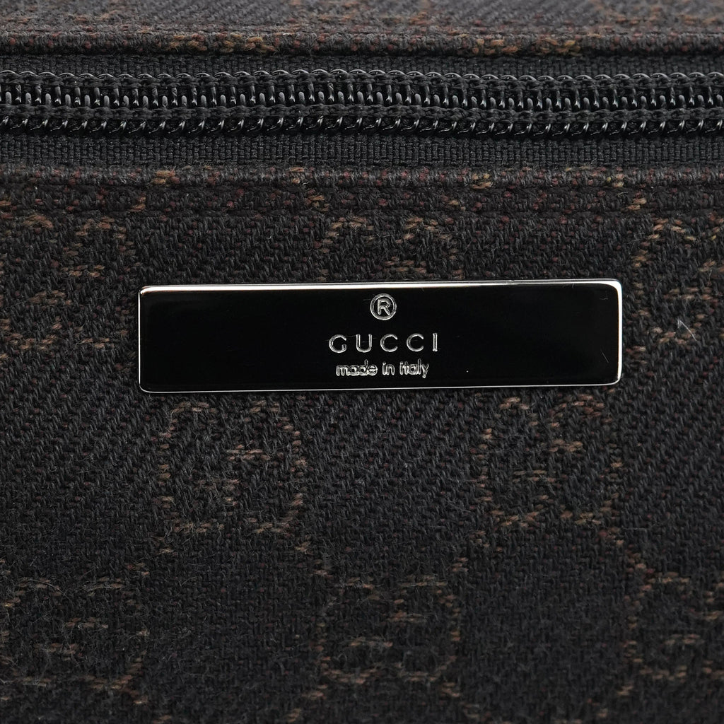 07198 Brown GG Boat Pochette