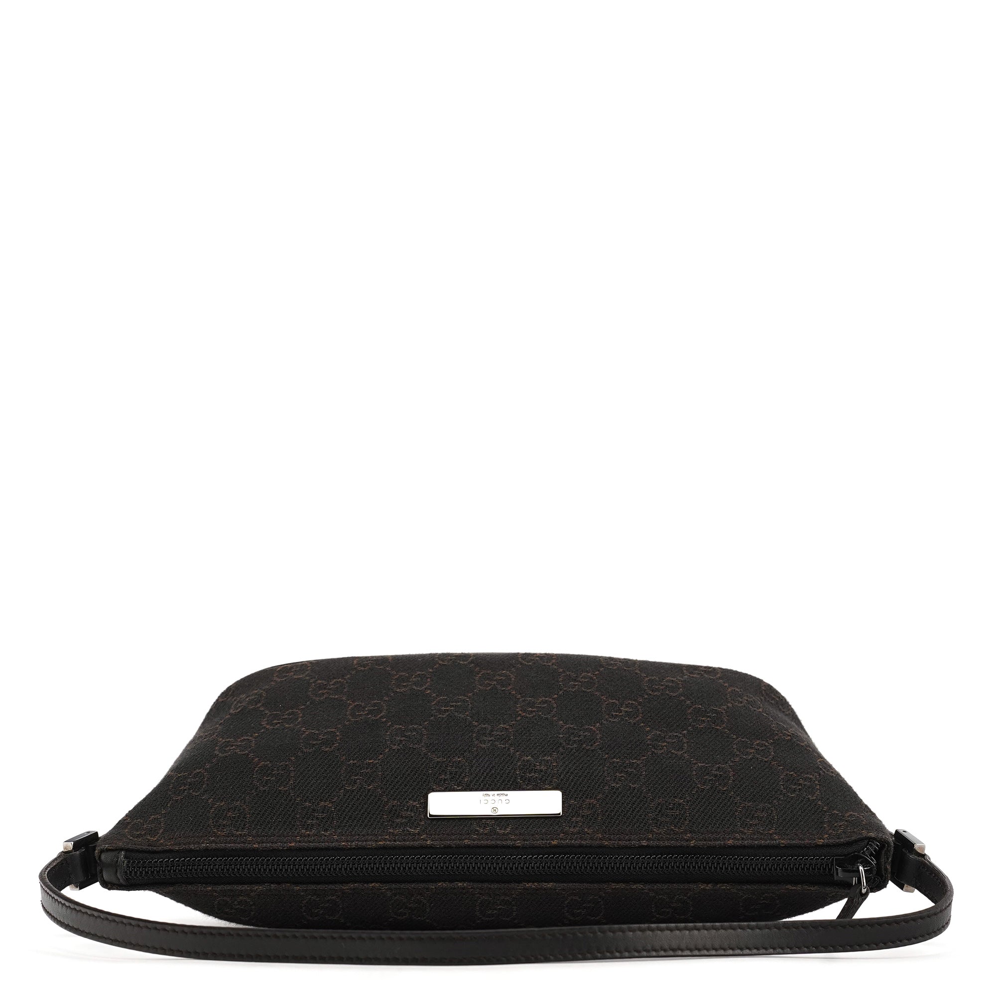07198 Brown GG Boat Pochette