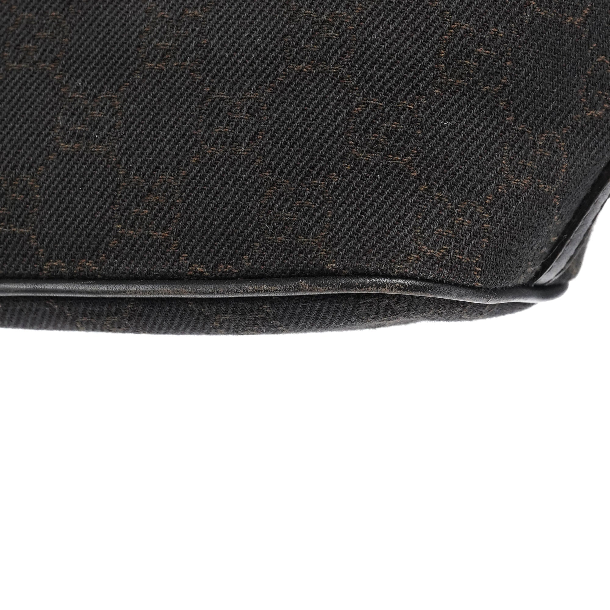 07198 Brown GG Boat Pochette