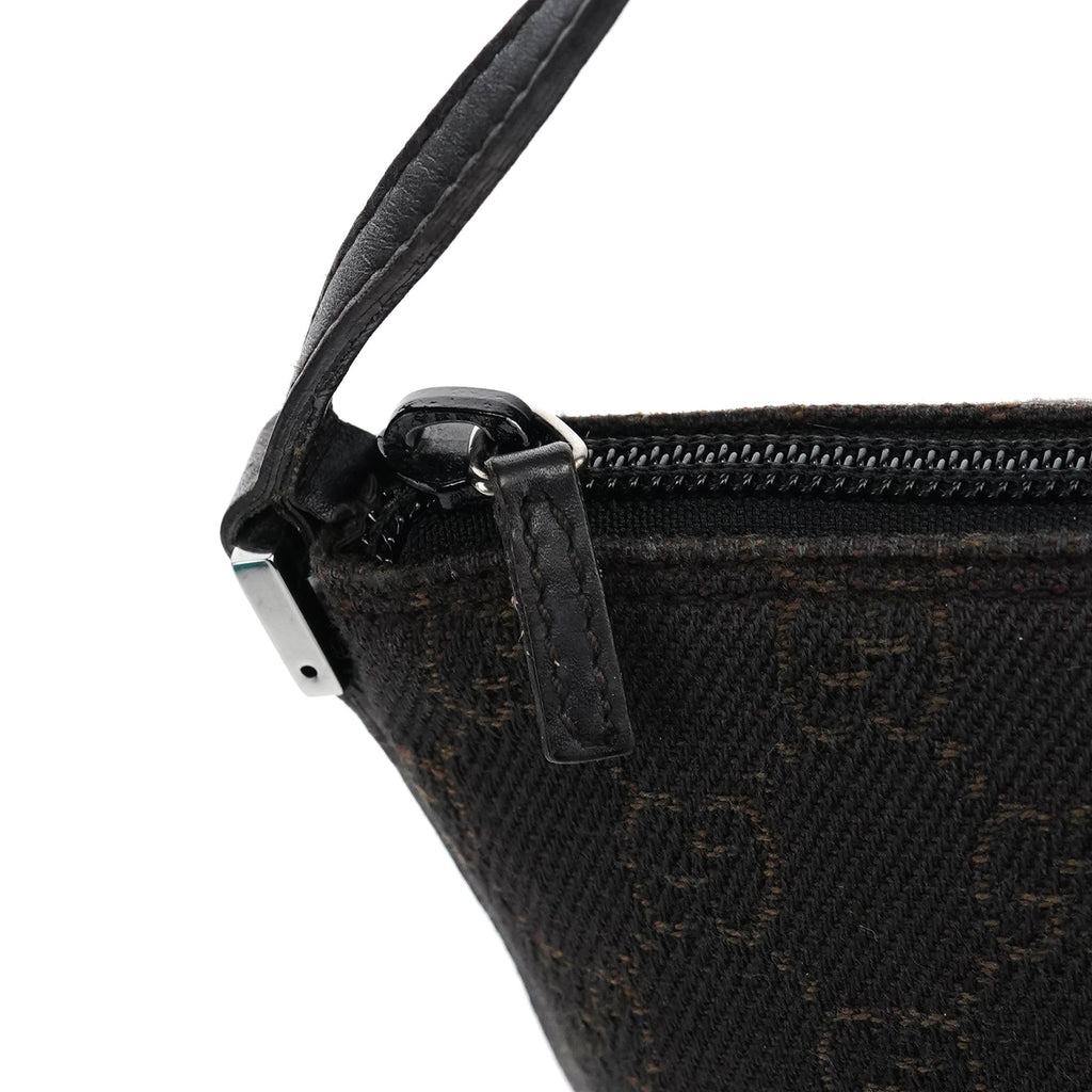 07198 Brown GG Boat Pochette
