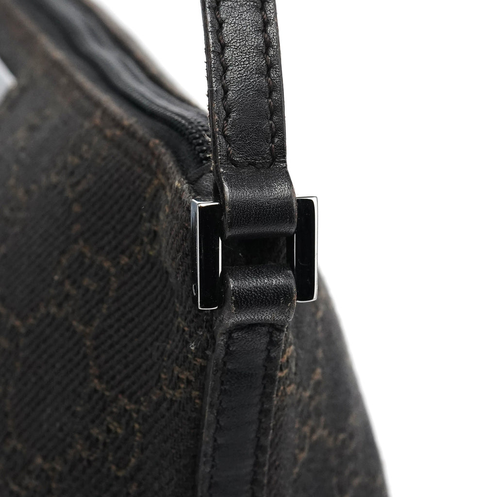 07198 Brown GG Boat Pochette