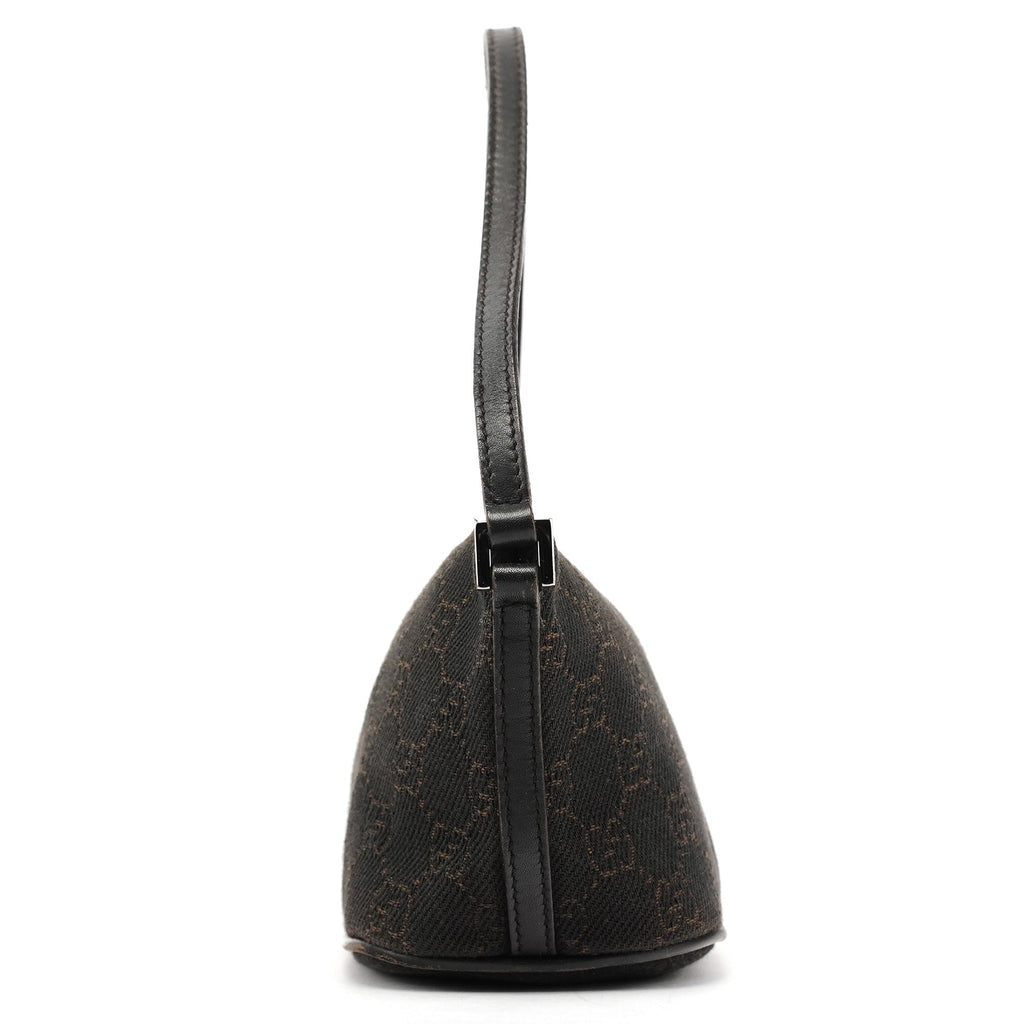 07198 Brown GG Boat Pochette