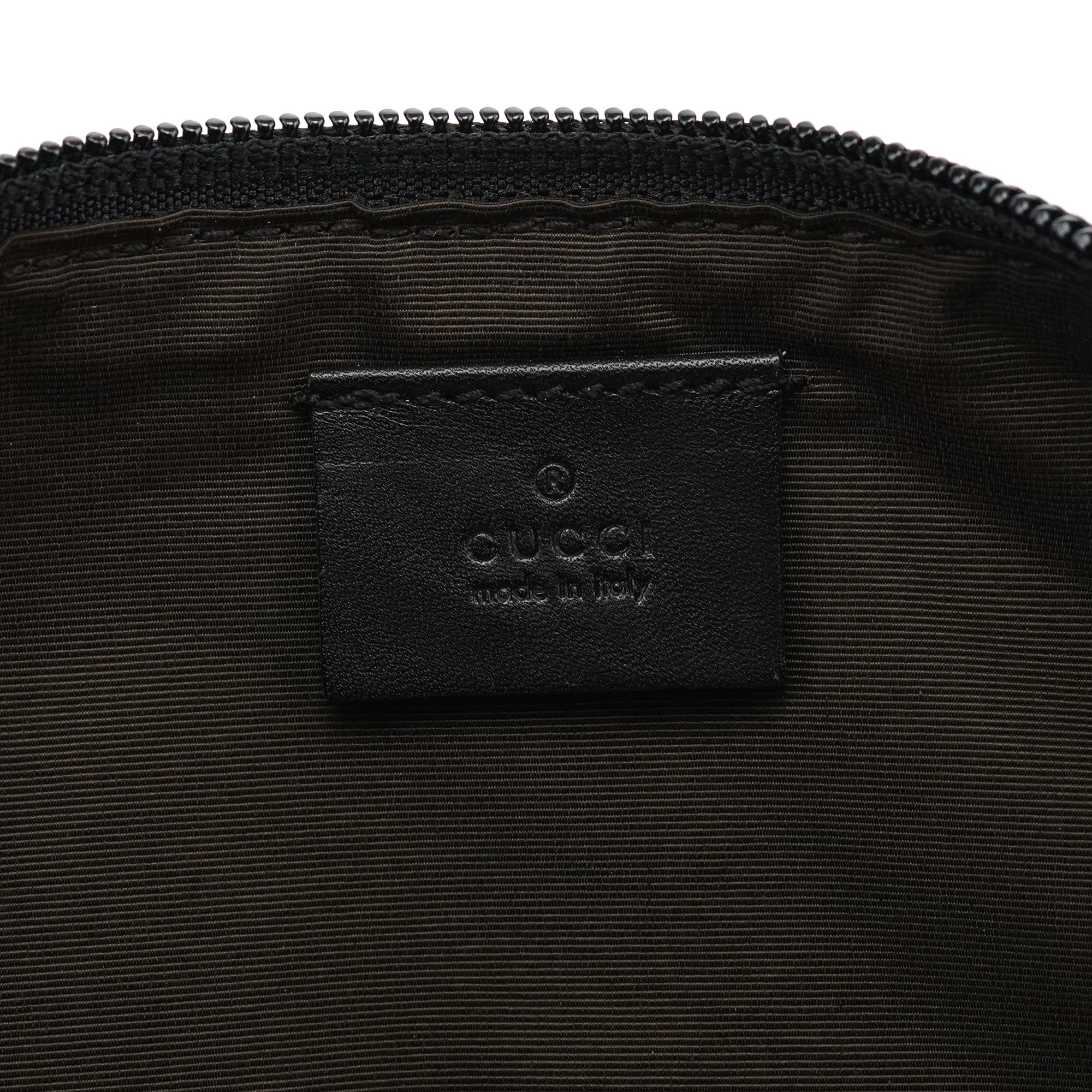 07198 Brown GG Boat Pochette