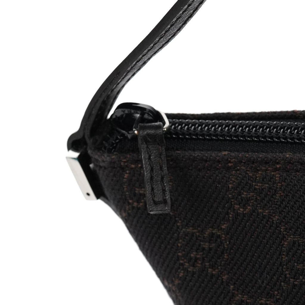 07198 Brown GG Boat Pochette
