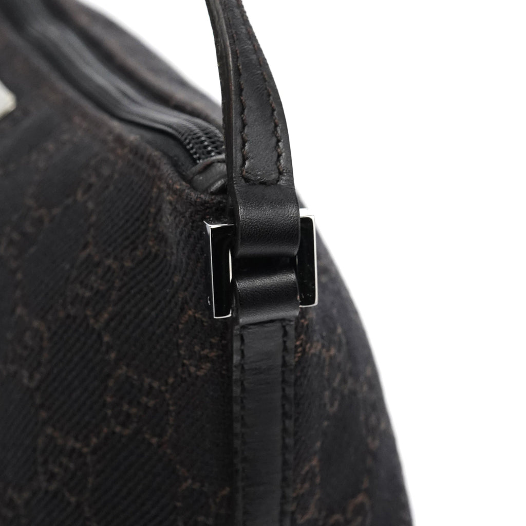 07198 Brown GG Boat Pochette