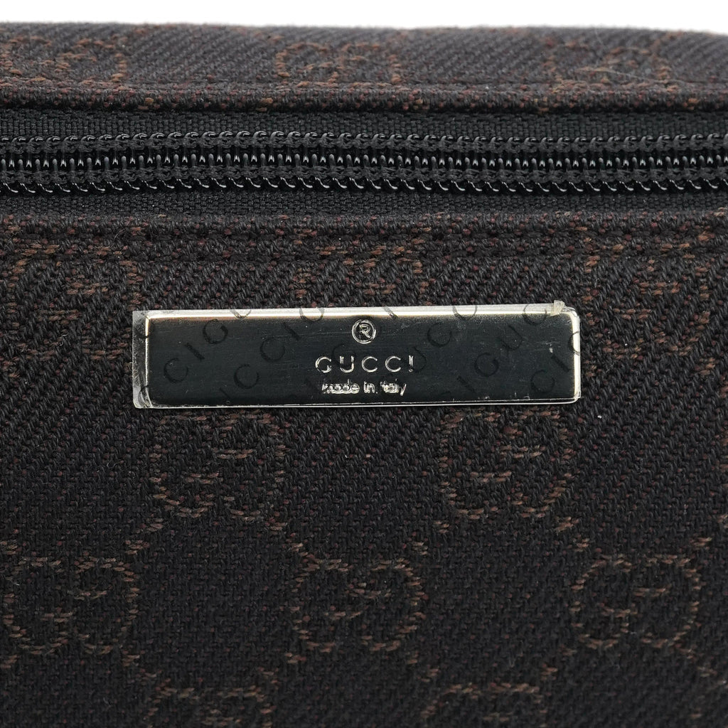 07198 Brown GG Boat Pochette