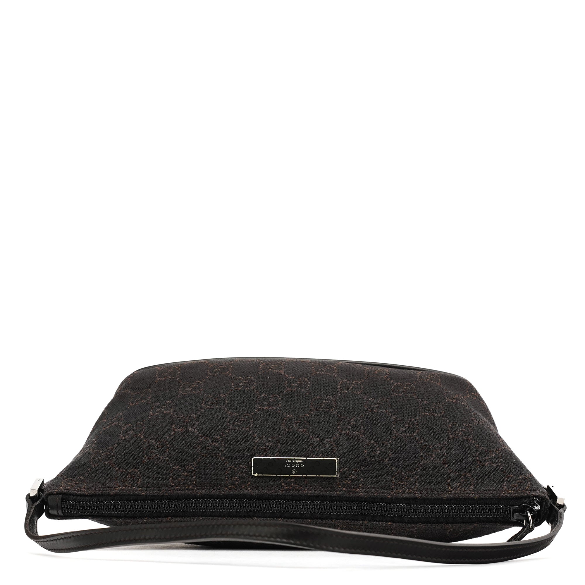 07198 Brown GG Boat Pochette