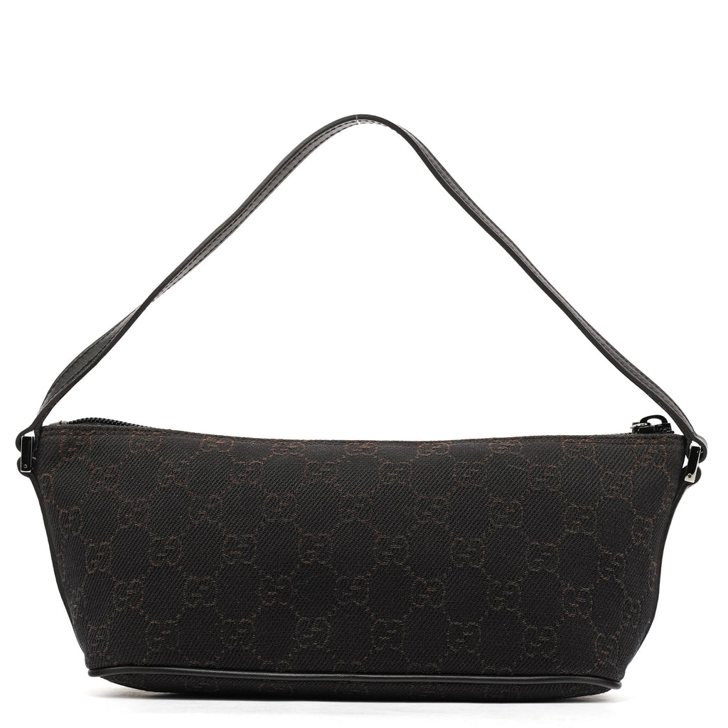 07198 Brown GG Boat Pochette