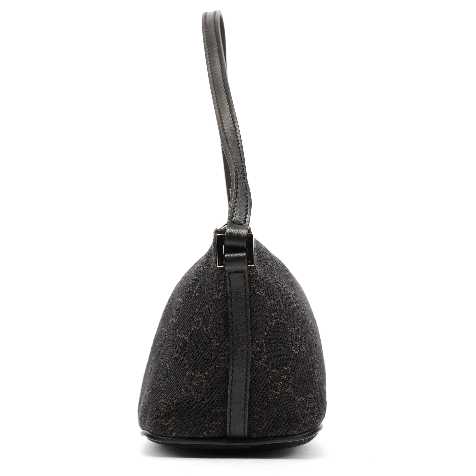 07198 Brown GG Boat Pochette