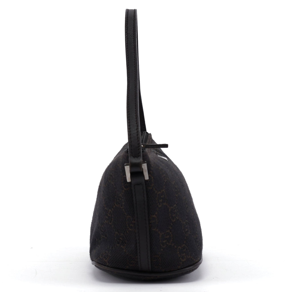 07198 Brown GG Boat Pochette