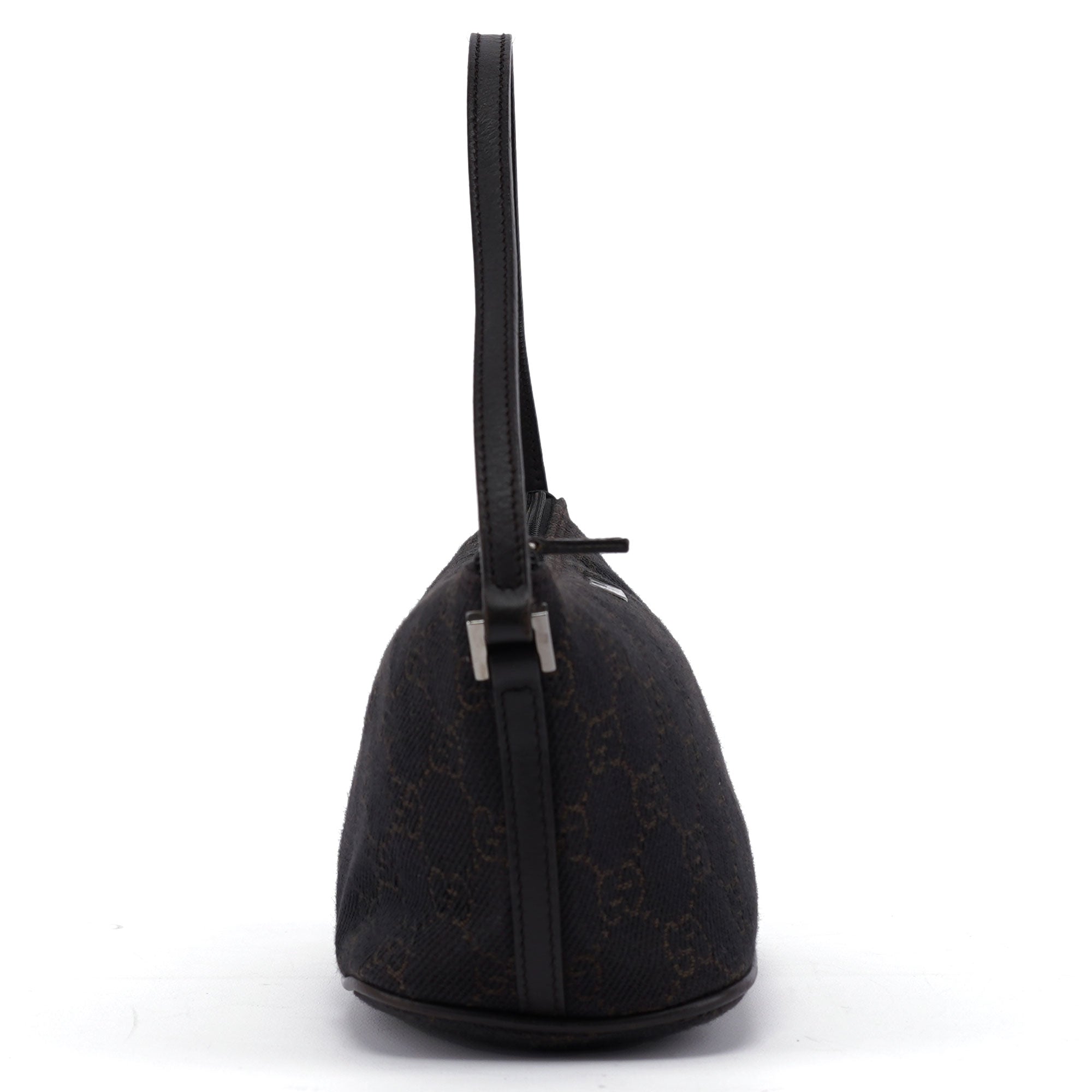 07198 Brown GG Boat Pochette
