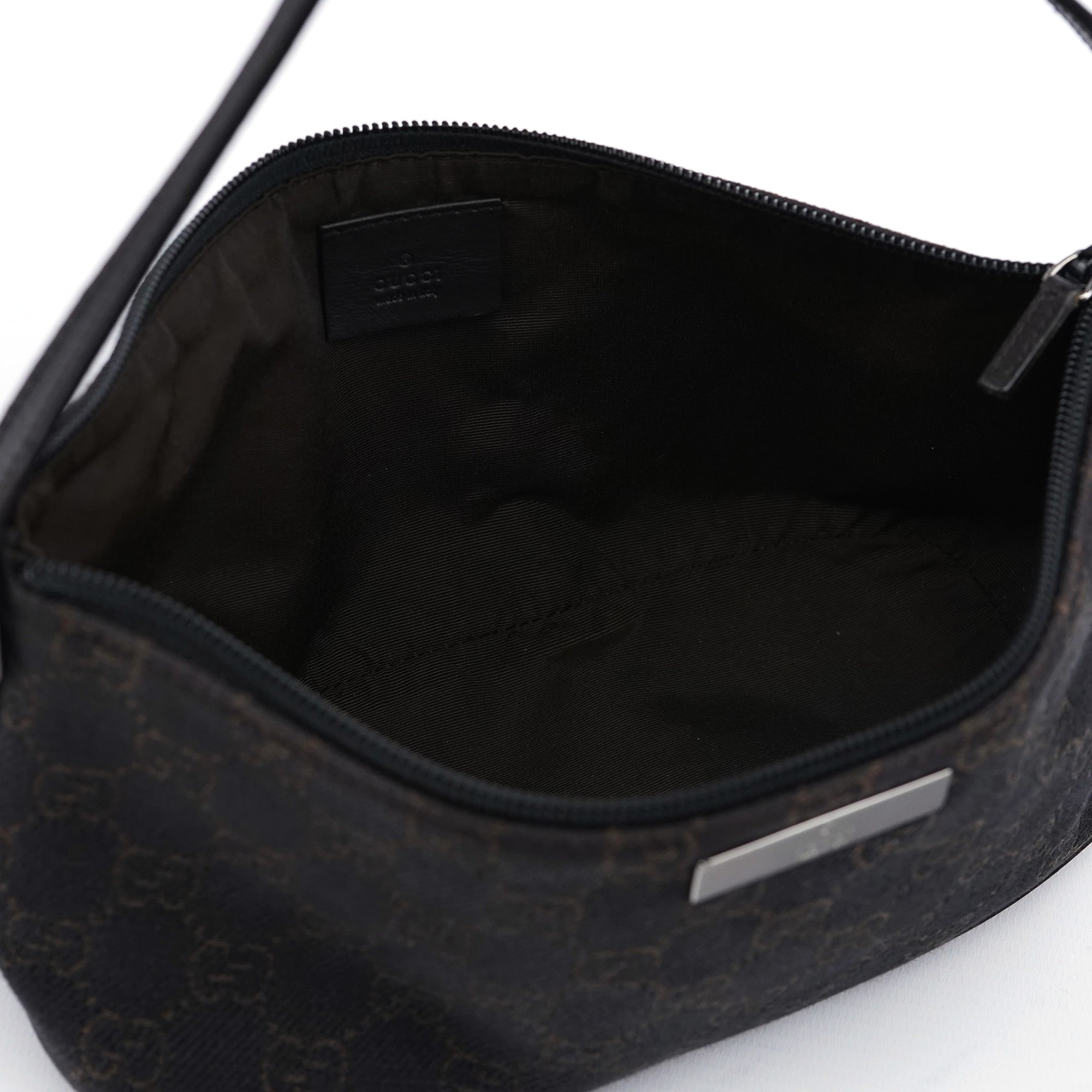 07198 Brown GG Boat Pochette