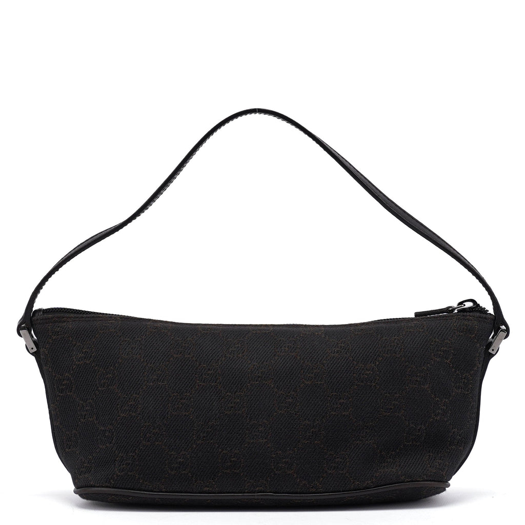 07198 Brown GG Boat Pochette