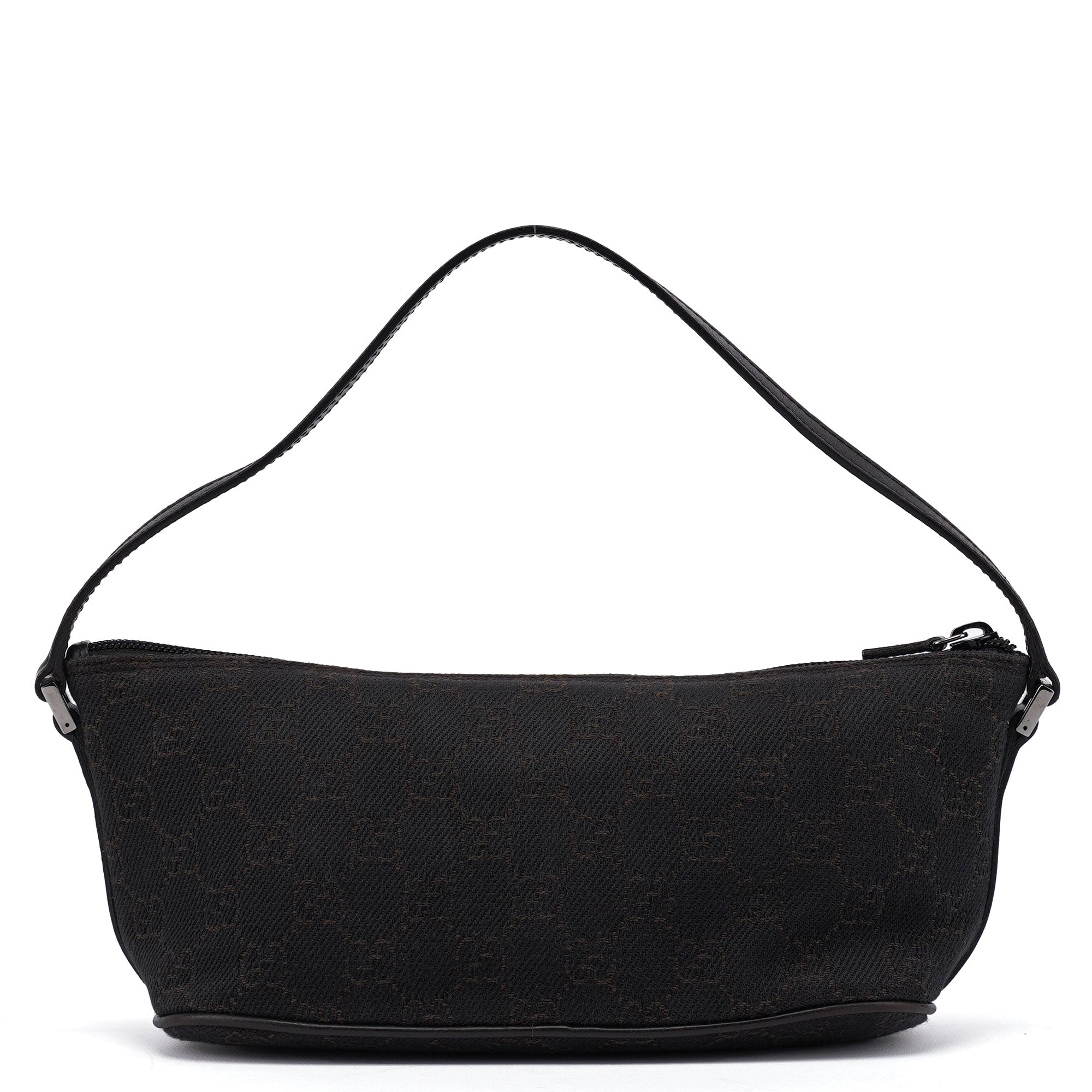 07198 Brown GG Boat Pochette