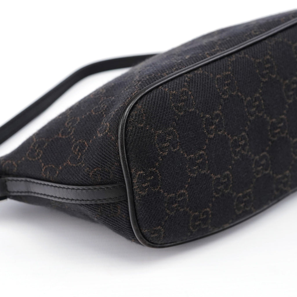07198 Brown GG Boat Pochette