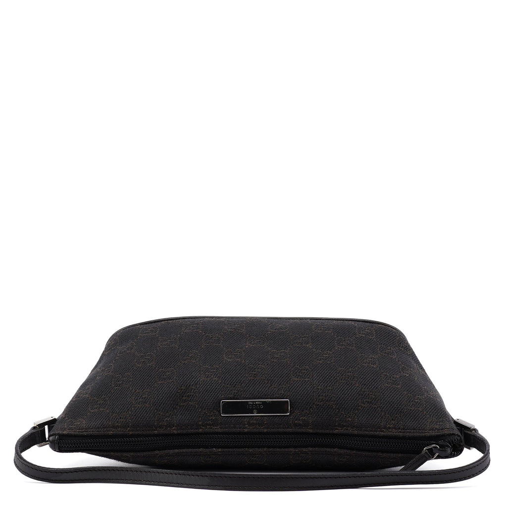 07198 Brown GG Boat Pochette