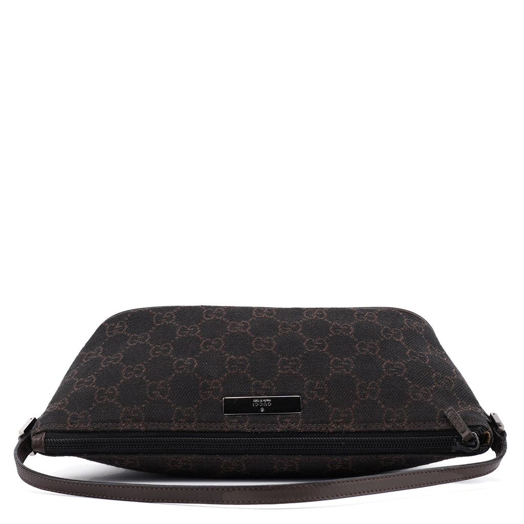 07198 Brown GG Boat Pochette