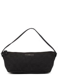 07198 Brown Wool GG Boat Pochette