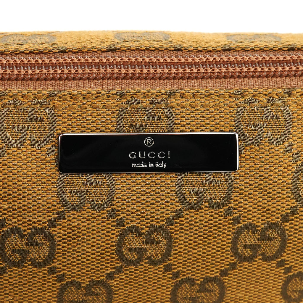 07198 Light Brown GG Boat Pochette