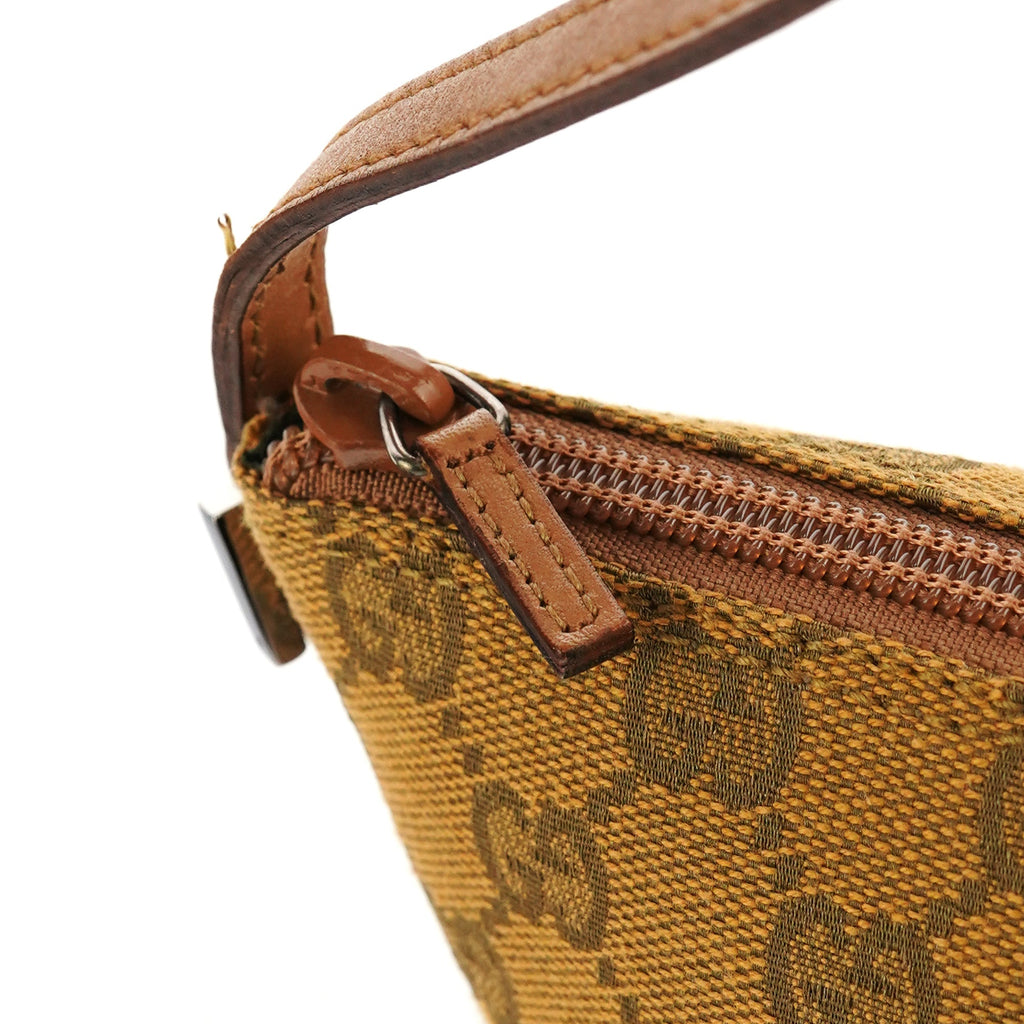07198 Light Brown GG Boat Pochette