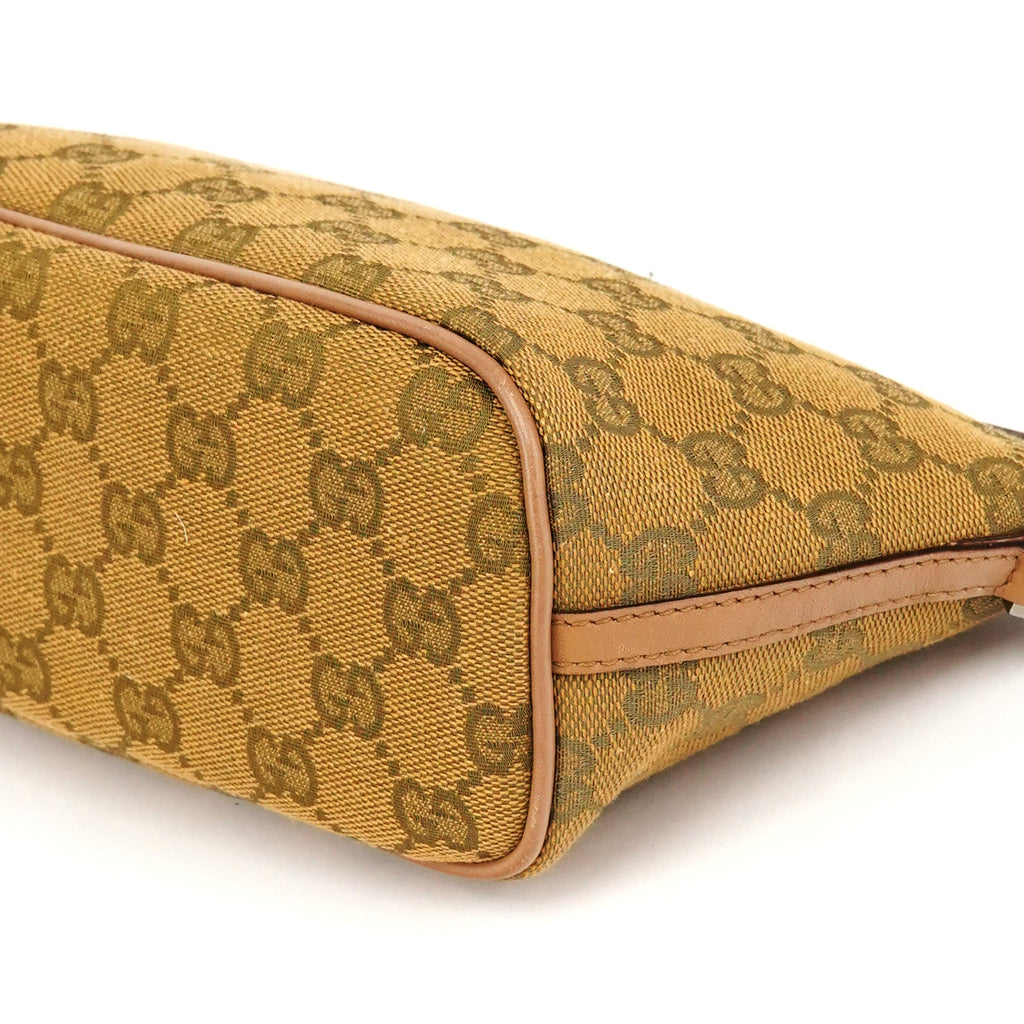 07198 Light Brown GG Boat Pochette