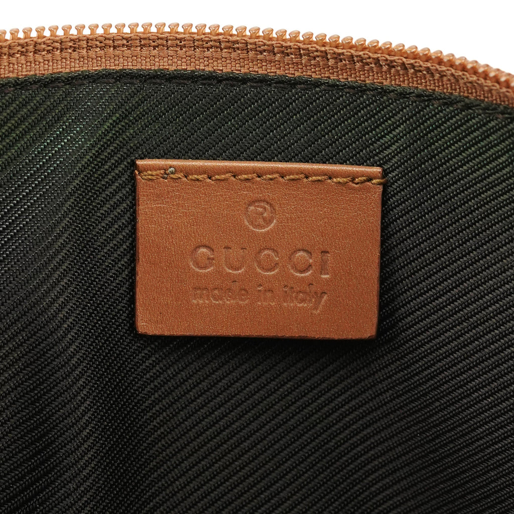07198 Light Brown GG Boat Pochette