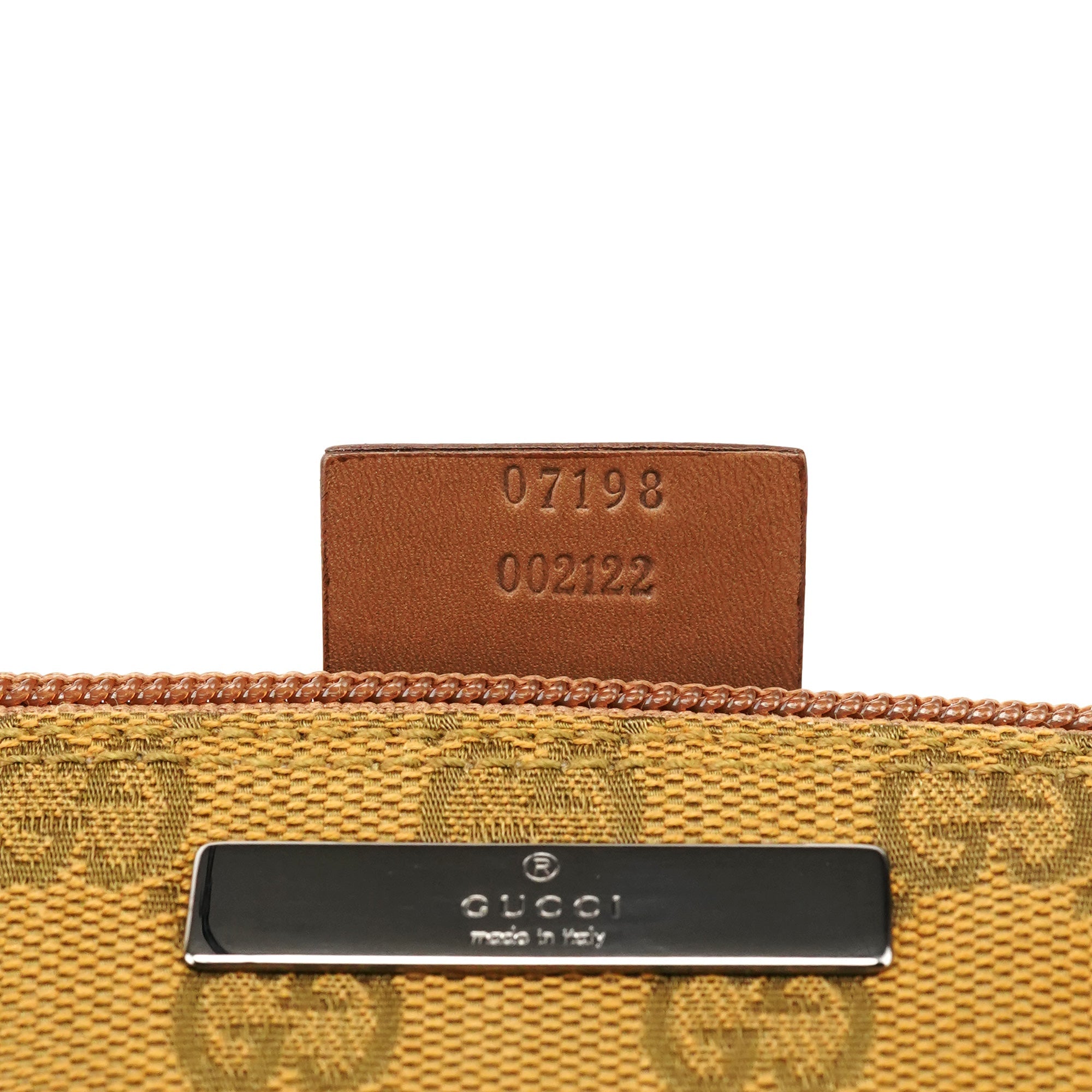 07198 Light Brown GG Boat Pochette