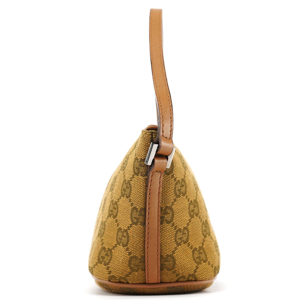 07198 Light Brown GG Boat Pochette