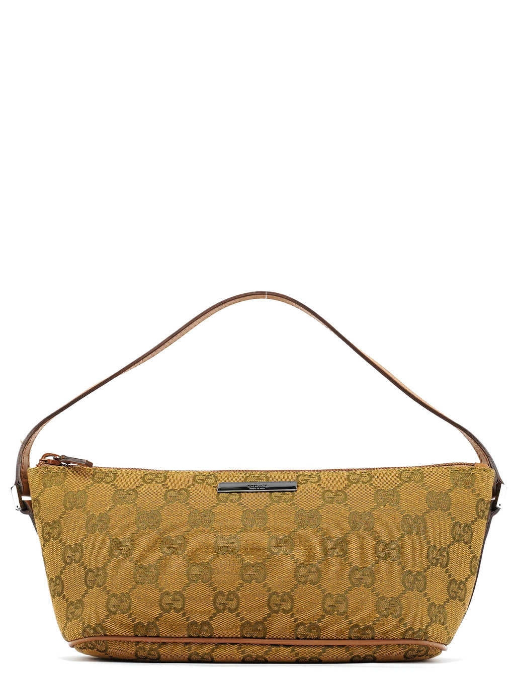 07198 Light Brown GG Boat Pochette