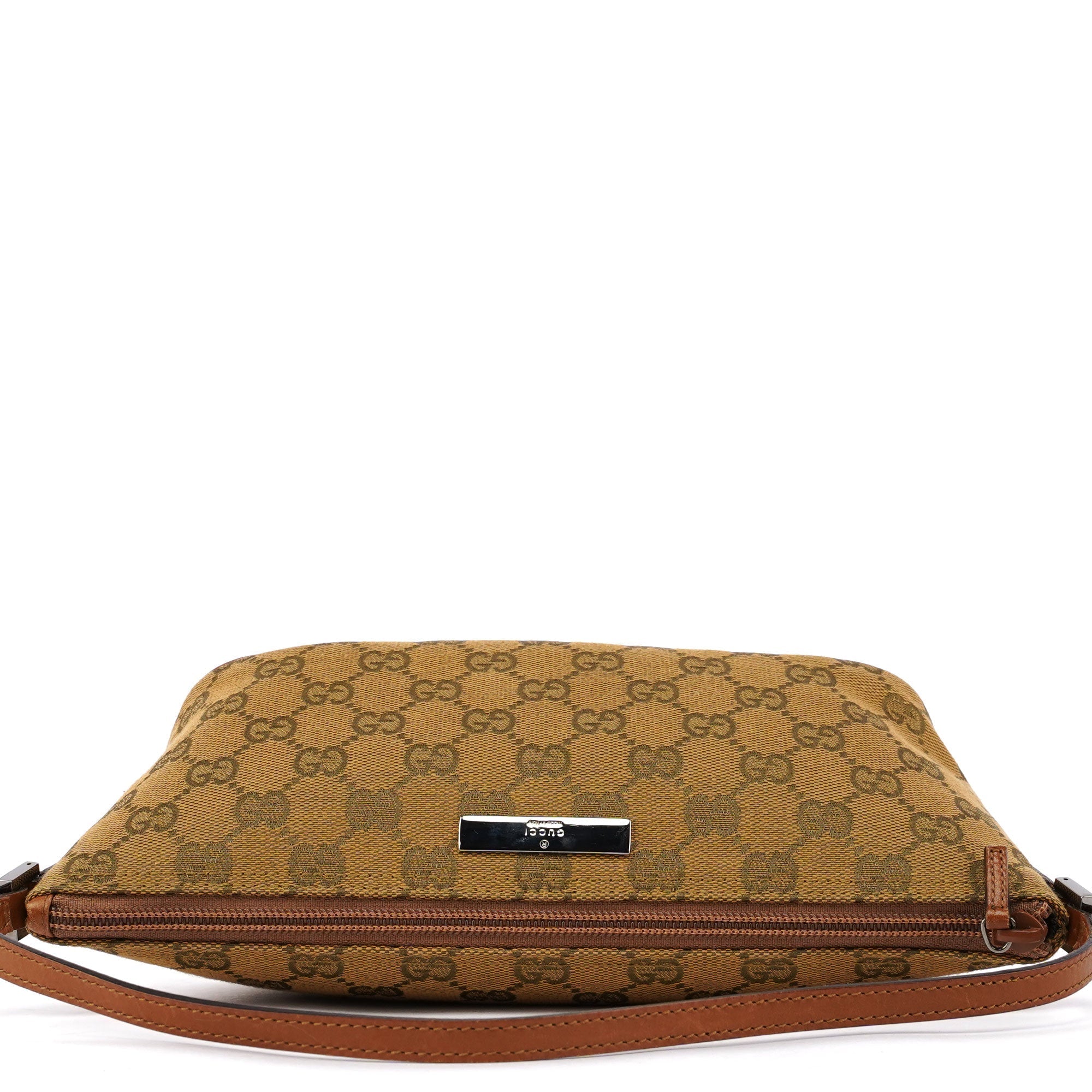 07198 Light Brown GG Boat Pochette
