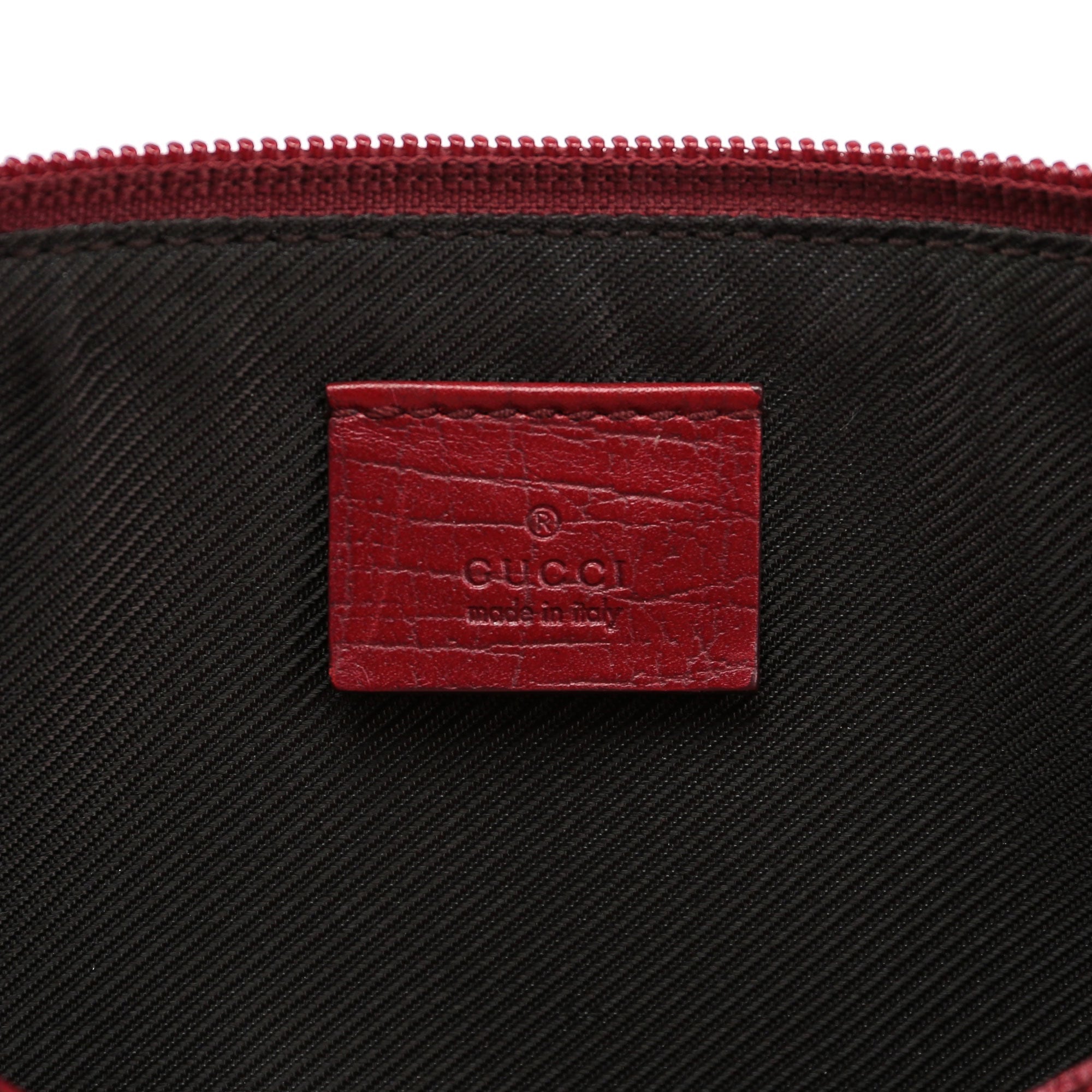 07198 Red GG Boat Pochette