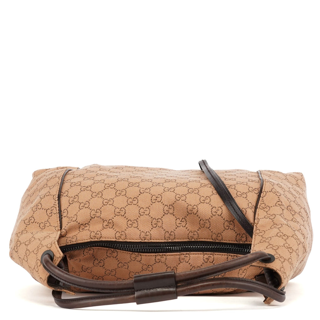 101292 Beige GG Hobo Shoulder Bag