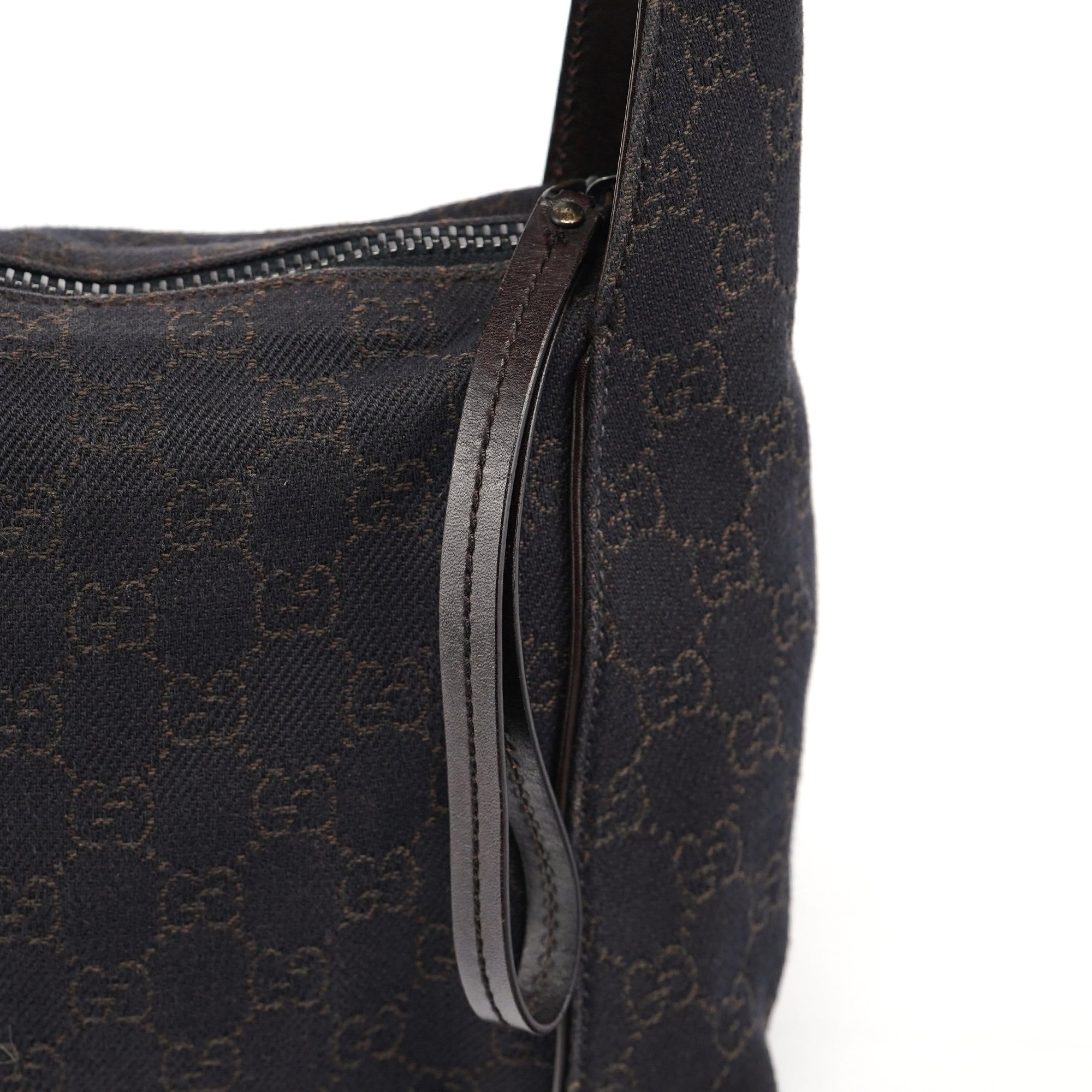101333 Brown GG Monogram Shoulder Bag