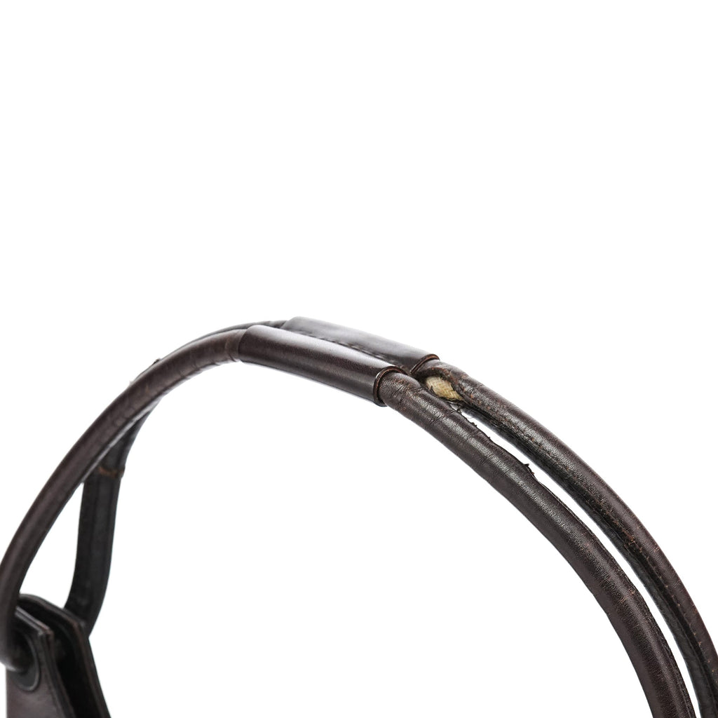 101333 Brown Leather Hobo Shoulder Bag