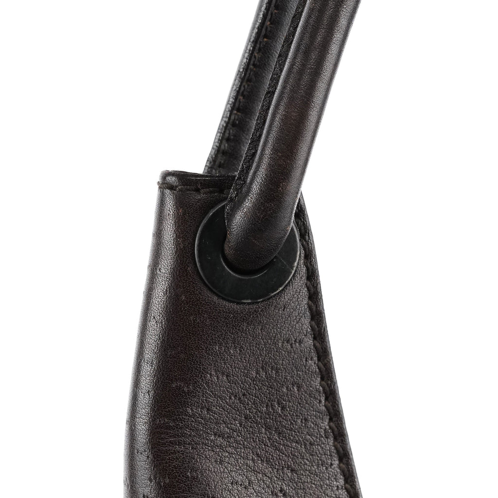 101333 Brown Leather Hobo Shoulder Bag
