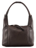 101333 Brown Leather Hobo Shoulder Bag