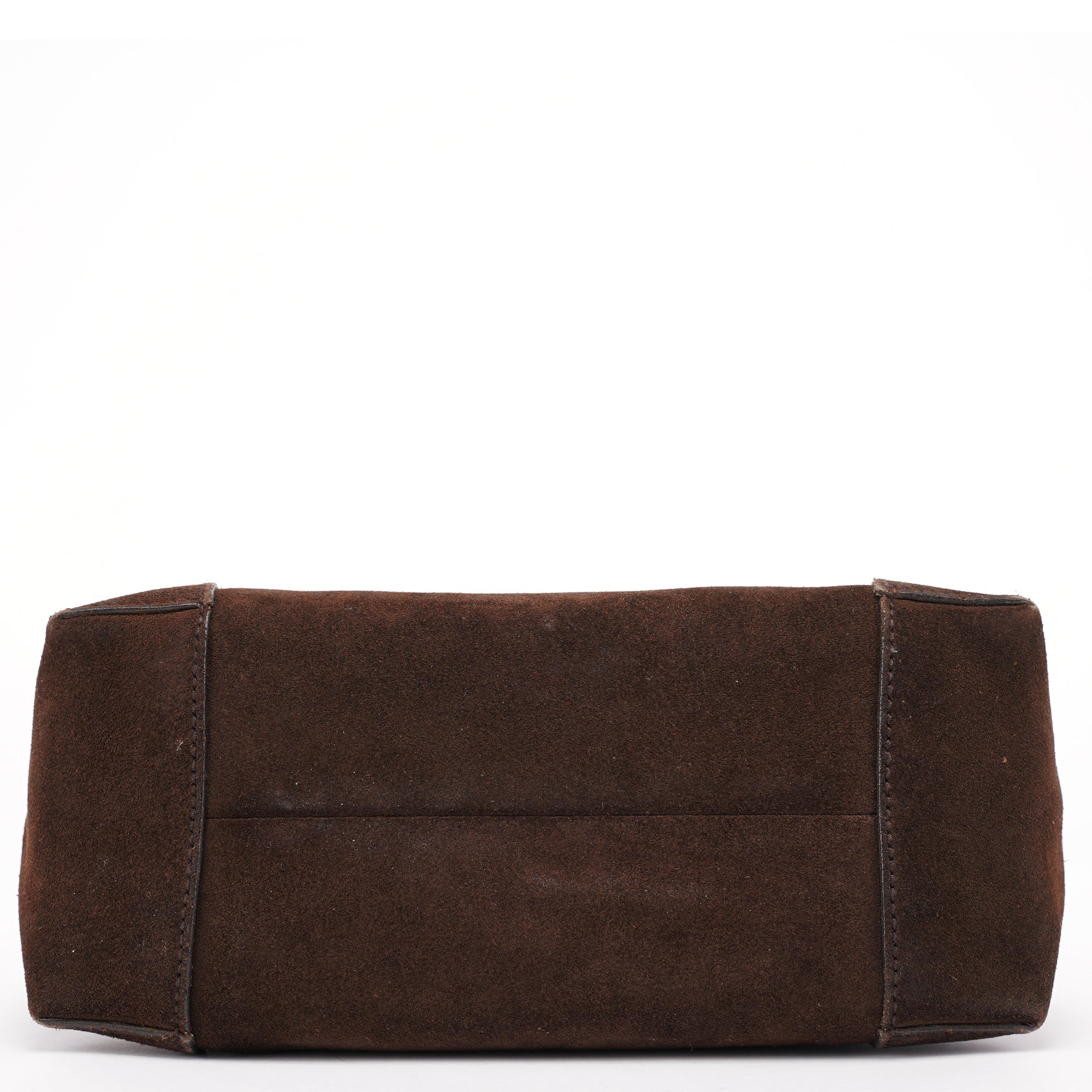 101333 Brown Suede Hobo Shoulder Bag