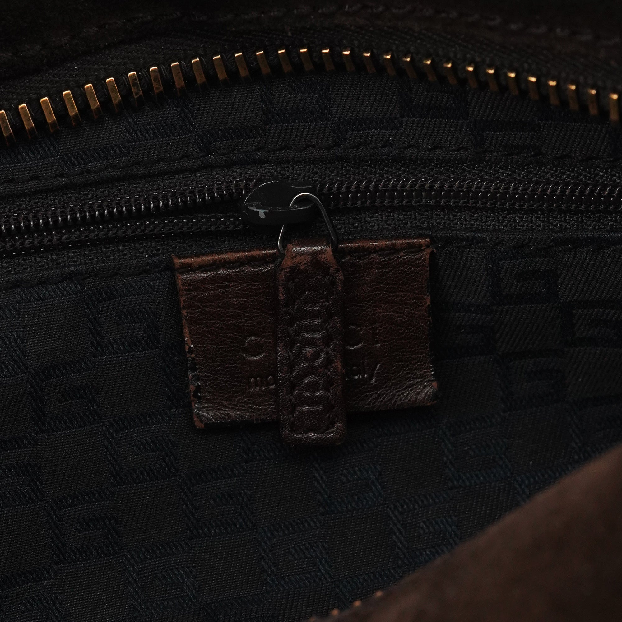 101333 Brown Suede Hobo Shoulder Bag