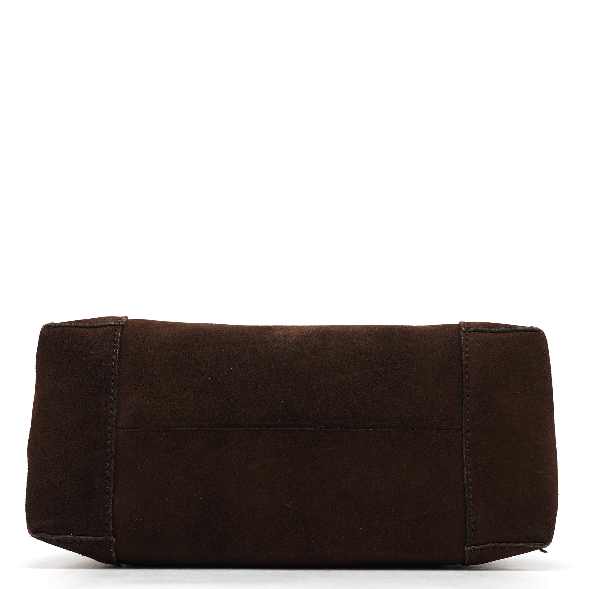 101333 Brown Suede Hobo Shoulder Bag