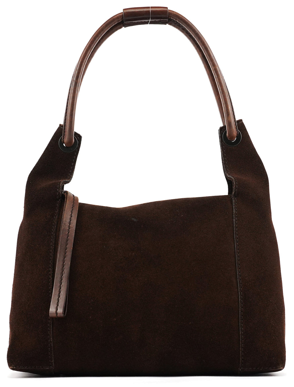 101333 Brown Suede Hobo Shoulder Bag