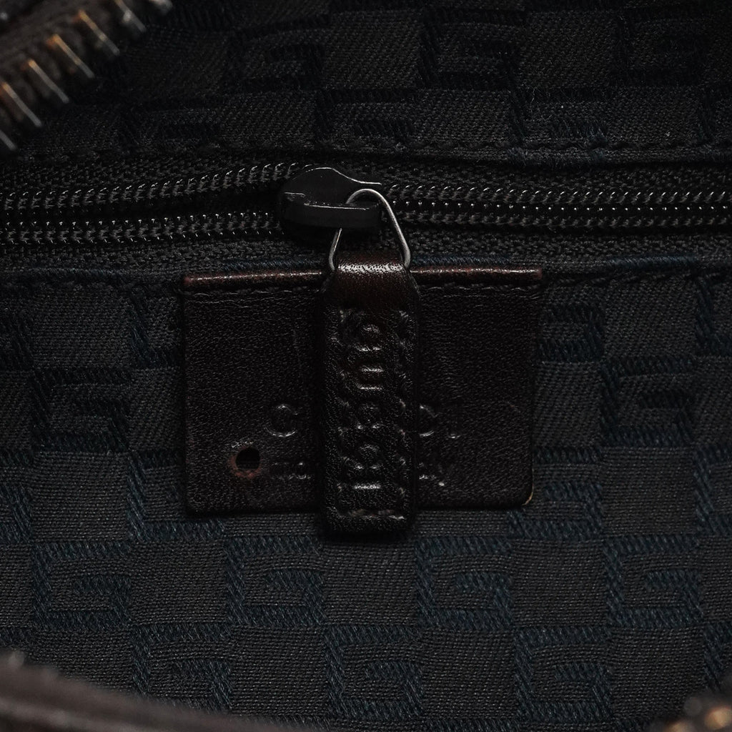 101333 Dark Brown Leather Shoulder Bag