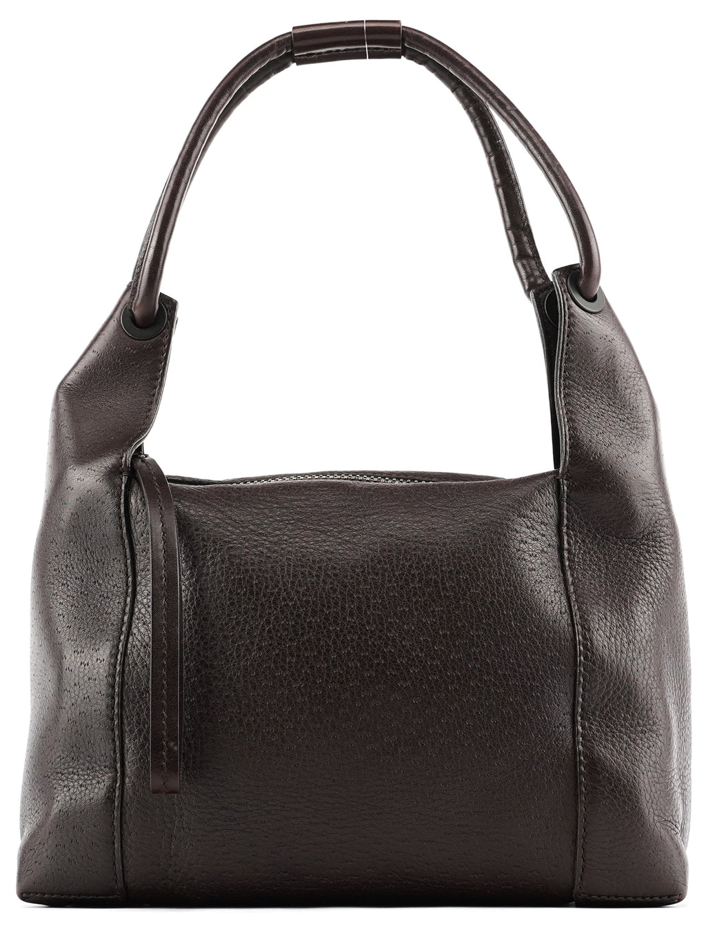 101333 Dark Brown Leather Shoulder Bag