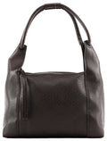 101333 Dark Brown Leather Shoulder Bag