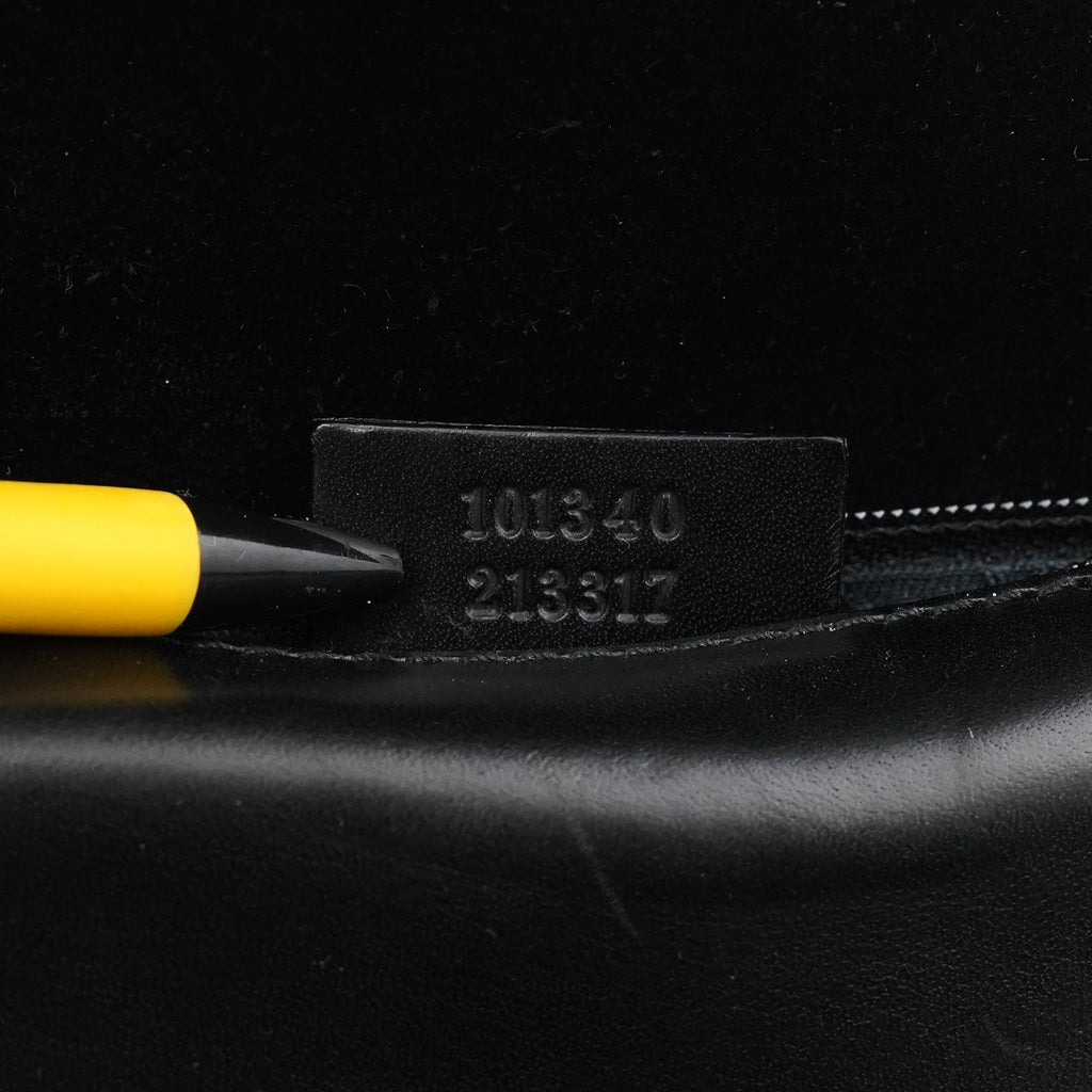 101340 Black Suede Tote Bag