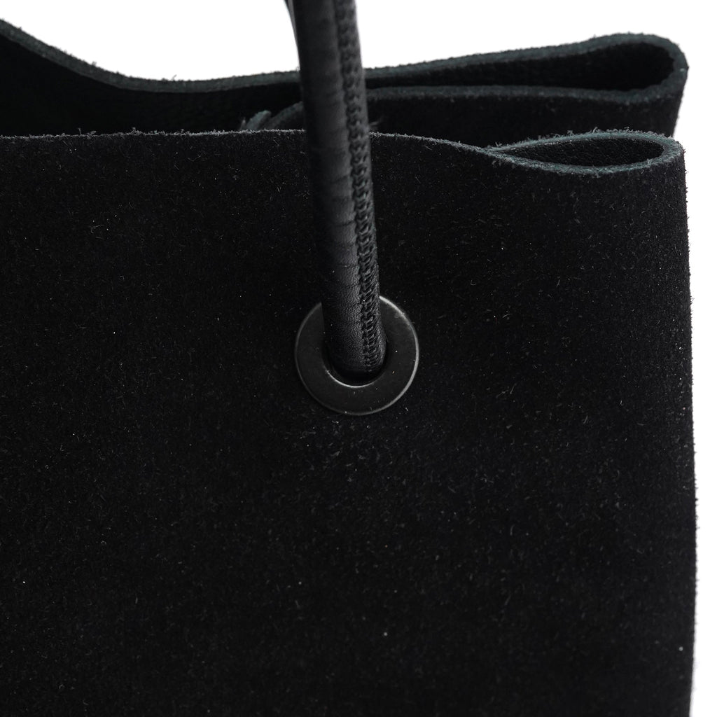 101340 Black Suede Tote Bag