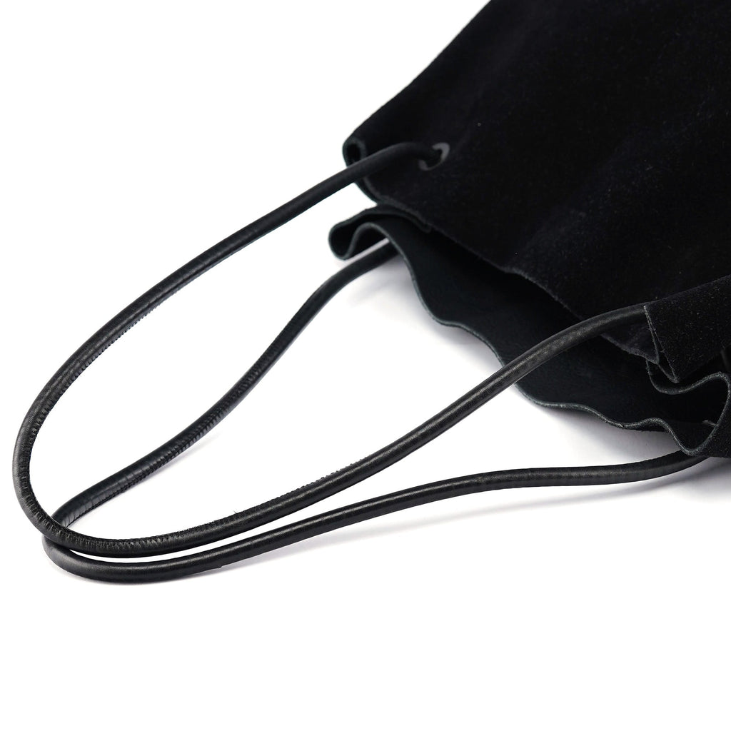 101340 Black Suede Tote Bag